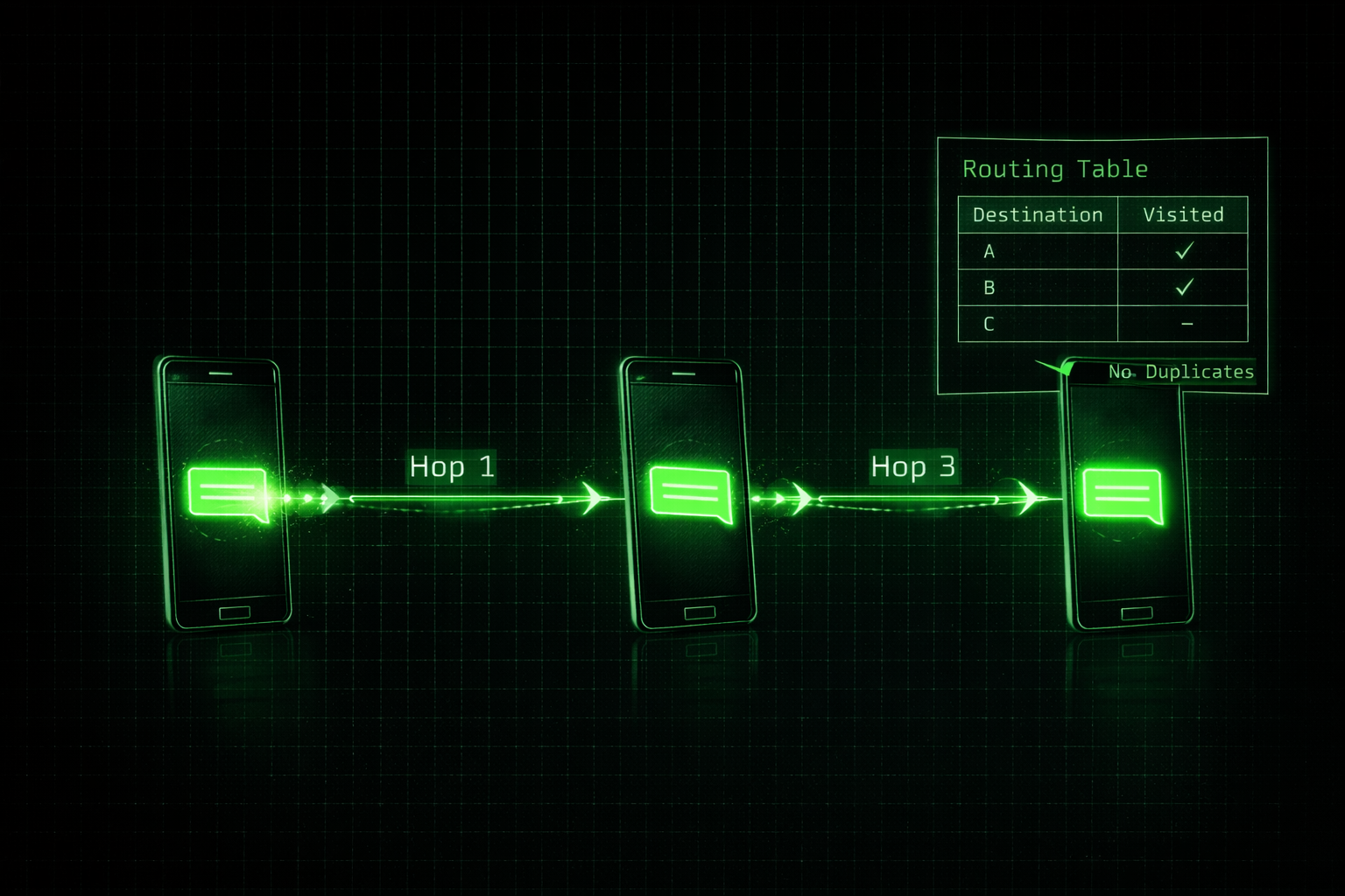 Multi-hop routing